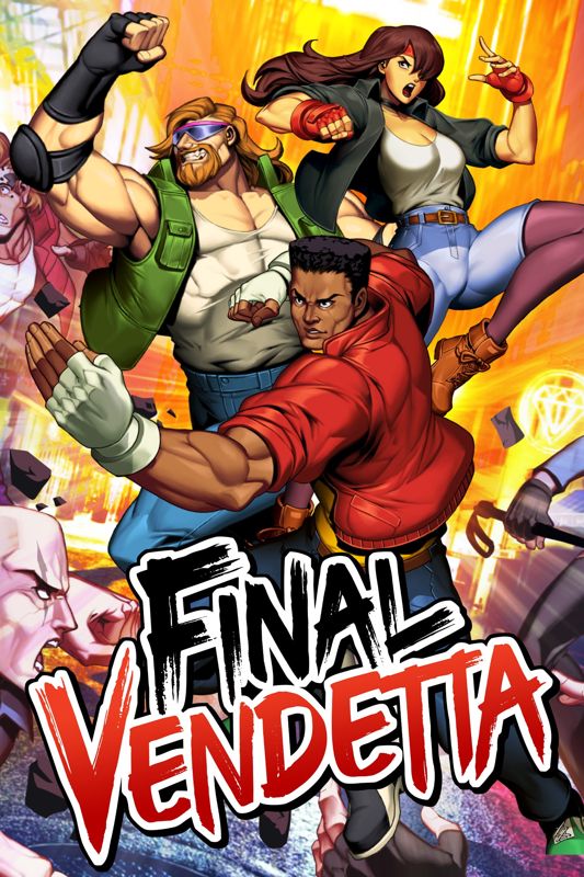 Final Vendetta box art for Playstation 5